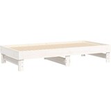  Dnevni ležaj na izvlačenje bijeli 2x(90x190)cm masivna borovina | shoptok.hr