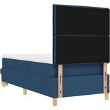  posteljni okvir z vzmetnico Set 2 Modra Tkanina 100 x 200 cm, (22067263) | Shoptok.si