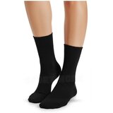 Dewberry 77603 Set of 6 Pairs Tennis Length Plain Socks-BLACK | shoptok.hr