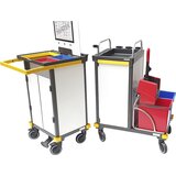 Vermop čistilni voziček equipe, dxšxv 1510 x 560 x 1120 mm, enota za odstranjevanje odpadkov je snemljiva | Shoptok.si