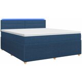  Boxspring krevet s madracem Plava 140 x 190 cm Tkanina | shoptok.hr