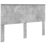  Uzglavlje s uzglavljem Betonski sivi 150 cm Konstruirano drvo | shoptok.hr