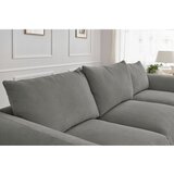 Bobochic Paris Siva sedežna garnitura 265 cm Ernest – | Shoptok.si