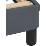 vidaXL Postelja z vzmetnico temno siv 90x190 cm žamet | Shoptok.si