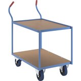 eurokraft pro industrijski mizni voziček, polno elastična kolesa, ne puščajo sledi, višini nivojev 235 / 765 mm Cene