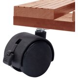 Kolica za biljke 2 kom smeđa 30 x 30 x 7,5 cm WPC | shoptok.hr