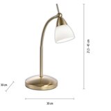 PAUL NEUHAUS 4001-60 - LED prigušiva stona lampa PINO 1xG9/3W/230V zlatna | Eponuda.com