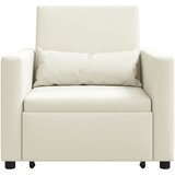 SOFA na razvlačenje Singl s kotačima Krema Baršun | Eponuda.com