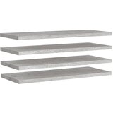 Maison Chic 4 kosi Stenske Police - Viseče police betonsko sive 90x23,5x3,8 cm MDF, (21758789) Cene