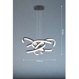 Fischer & Honsel Crna LED viseća svjetiljka s mogućnosti zatamnjivanja ø 65 cm Sund TW – | shoptok.hr