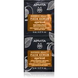 Apivita Express Beauty Apricot nežni čistilni piling za obraz 2 x 8 ml Cene