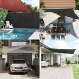 vidaXL Senčno jadro 160 g/m² rumeno 2,5x3,5 m HDPE | Shoptok.si