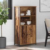 vidaXL Highboard Staro drvo 62 x 36 x 121,5 cm Konstruirano drvo Cijene