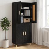  Kreveta Crni hrast 69,5 x 34 x 90 cm Konstruirano drvo | shoptok.hr