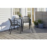  Proizvod sa nedostatkom - OUTLET - Baštenski sto JERSORE Š70xD70 crna | ePonuda.com
