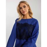 LAKERTA Blouse-LK-BZ-506877.15X-cobalt | Shoptok.si