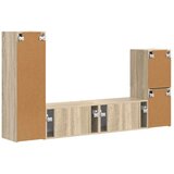  Komplet TV omaric 4 pcs Sonoma hrast Konstruiran les - - Rjava - 67.7 - 30 x 31 x 100 cm - 2025-vidaXL-Uvoz_2 | Shoptok.si