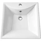 veliki nadgradni lavabo 48cm x 48cm bela
