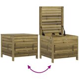  Vrtna sedežna garnitura 7-delna impregnirana trdna borovina, (21145764) | Shoptok.si