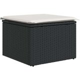  10-dijelni set vrtnih sofa s jastucima crni od poliratana | shoptok.hr