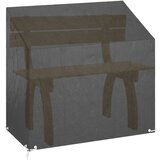 Maison Chic prevleka za zunanjo pohištvo - prevleka za gugalno klop 8 obročkov 130x70x70/88 cm pe, (21795365) | Shoptok.si