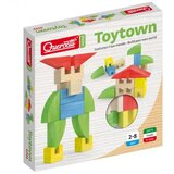 Quercetti Quercetti: ToyTown Basic 15-delna lesena gradbena igrača | Shoptok.si