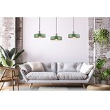  Luster na sajli HAKI 3xE27/60W/230V zelena/crna/sjajni hrom | Eponuda.com