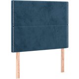 Maison Chic Posteljno vzglavje - Vzglavna omarica 2 kosa temno modro 90x5x78/88 cm žamet, (22078161) | Shoptok.si