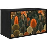  ormar za montažu na zid ZAANDAM 69 x 33 x 40 cm Crni hrast | shoptok.hr