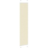  Plisirana zavjesa krem boje 40x200 cm Širina tkanine 39,4 cm Poliester | shoptok.hr
