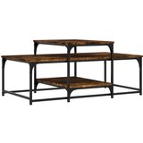  Stolić za kavu boja hrasta 102x60x45 cm konstruirano drvo | shoptok.hr