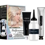 L´Oréal Paris Préférence Le Blonding Toner boja za kosu s kiselinama za neutralizaciju bakrenih podtonova nijansa 01 Platinum Ice 1 kom | shoptok.hr