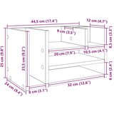  Organizator za pisalno mizo betonsko siv 44,5x24x25 cm inž. les, (21413967) | Shoptok.si