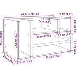  Organizator za stol boja hrasta 44 5x24x25 cm konstruirano drvo | shoptok.hr