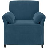  Jednosed Plava 88 x 83 x 95 cm Baršun | shoptok.hr