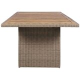 Poli 3057801 9 Piece Outdoor Dining Set with Cushions Poly Rattan Brown (4x44148+310143) | shoptok.hr
