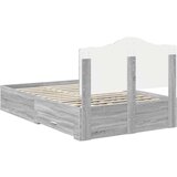  Konstrukcija postelje Siva Sonoma 135 x 190 cm Konstruiran les, (5000102277) | Shoptok.si