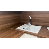  set sudopera sa slavinom i sifonom g stone km 45 bela + minotti 6118-B bela Cene