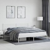 vidaXL Metalni okvir za krevet s uzglavljem bijeli 180x200 cm Cijene