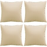  Jastuci za sofu 4 kom bež 60 x 60 cm od tkanine | shoptok.hr