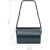  Valjak za travnjak zeleno-crni 63 cm 50 L | shoptok.hr
