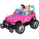  RUŽIČASTI AUTO na daljinsko upravljanje za lutke + dječaka i djevojčicu RC0734 | shoptok.hr