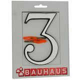 Kućni broj 3 (Visina: 115 mm, Srebrne boje, Aluminij) Cijene