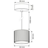 Brilagi LED RGB prigušiva luster na sajli STRIPY 1xGX53/14W/230V Wi-Fi Tuya crna | Eponuda.com