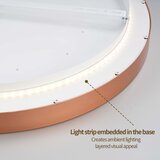 Brilagi LED prigušiva svetiljka GLASS POOL DOUBLE LED/80W/230V 60 cm bakarna + DO | Eponuda.com