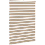 Zebra zavjesa Pješčano smeđa 155x230 cm Širina tkanine 150,9 cm Poliester | shoptok.hr