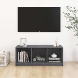vidaXL TV omarica siva 104x33x41 cm trdna borovina | Shoptok.si