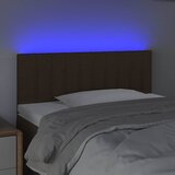  LED uzglavlje tamnosmeđe 90x5x78/88 cm od tkanine | shoptok.hr