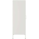  Visoka komoda bijela 36 x 39 x 113 cm čelična | Eponuda.com
