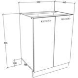 MID.YOU KUHINJSKA SPODNJA OMARICA | Shoptok.si